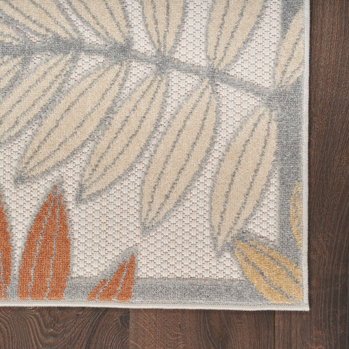 Tapis d'intérieur/extérieur à motif floral Nourison Alice