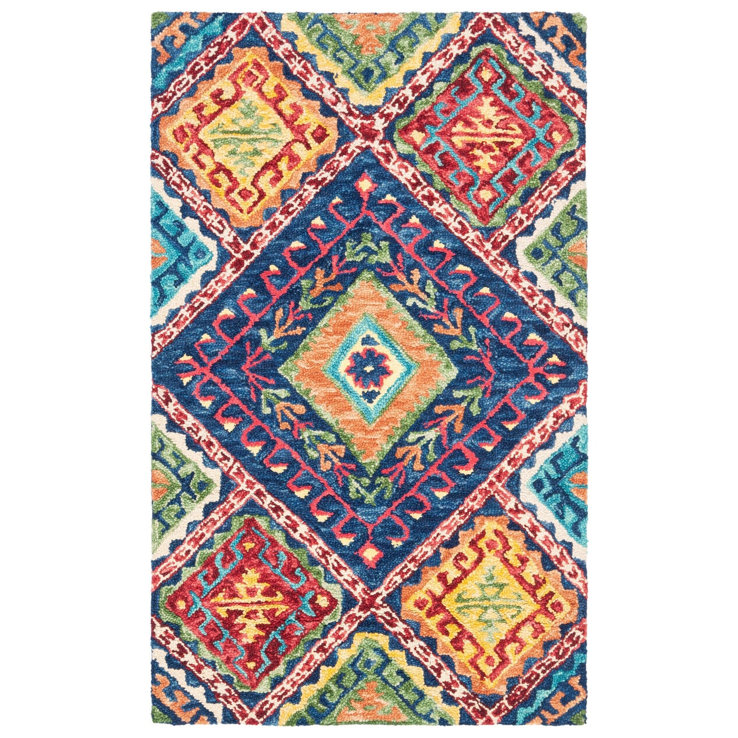 Tapis en laine Aspen Marisca Boho Tribal fait main SAFAVIEH