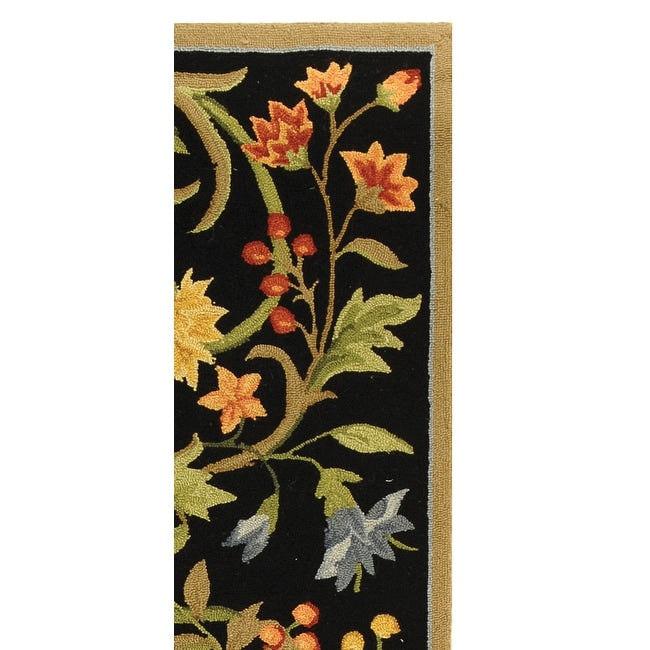 SAFAVIEH Fait main Chelsea Jacomine Laine à motif floral champêtre français