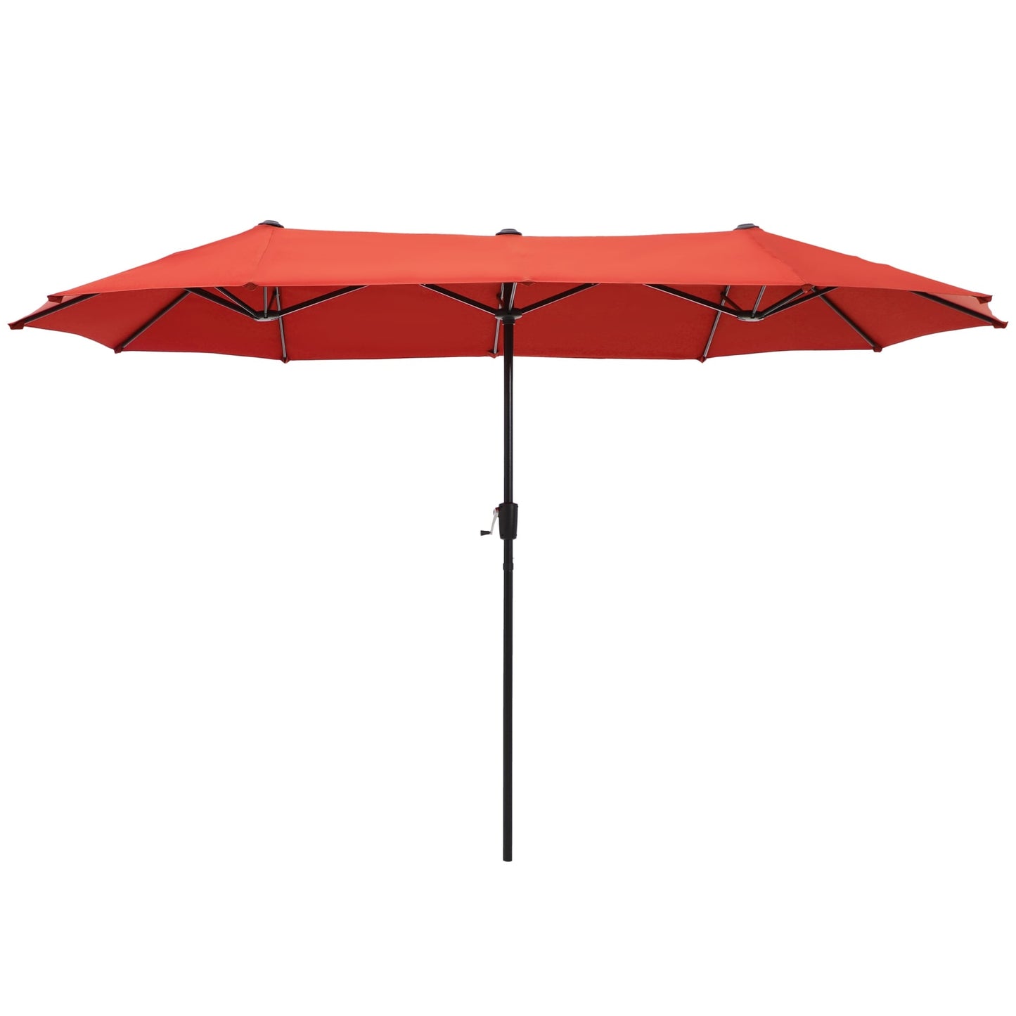 Parasol de terrasse double face extra large de 4 m (13 pi) avec manivelle, MAISON ARTS