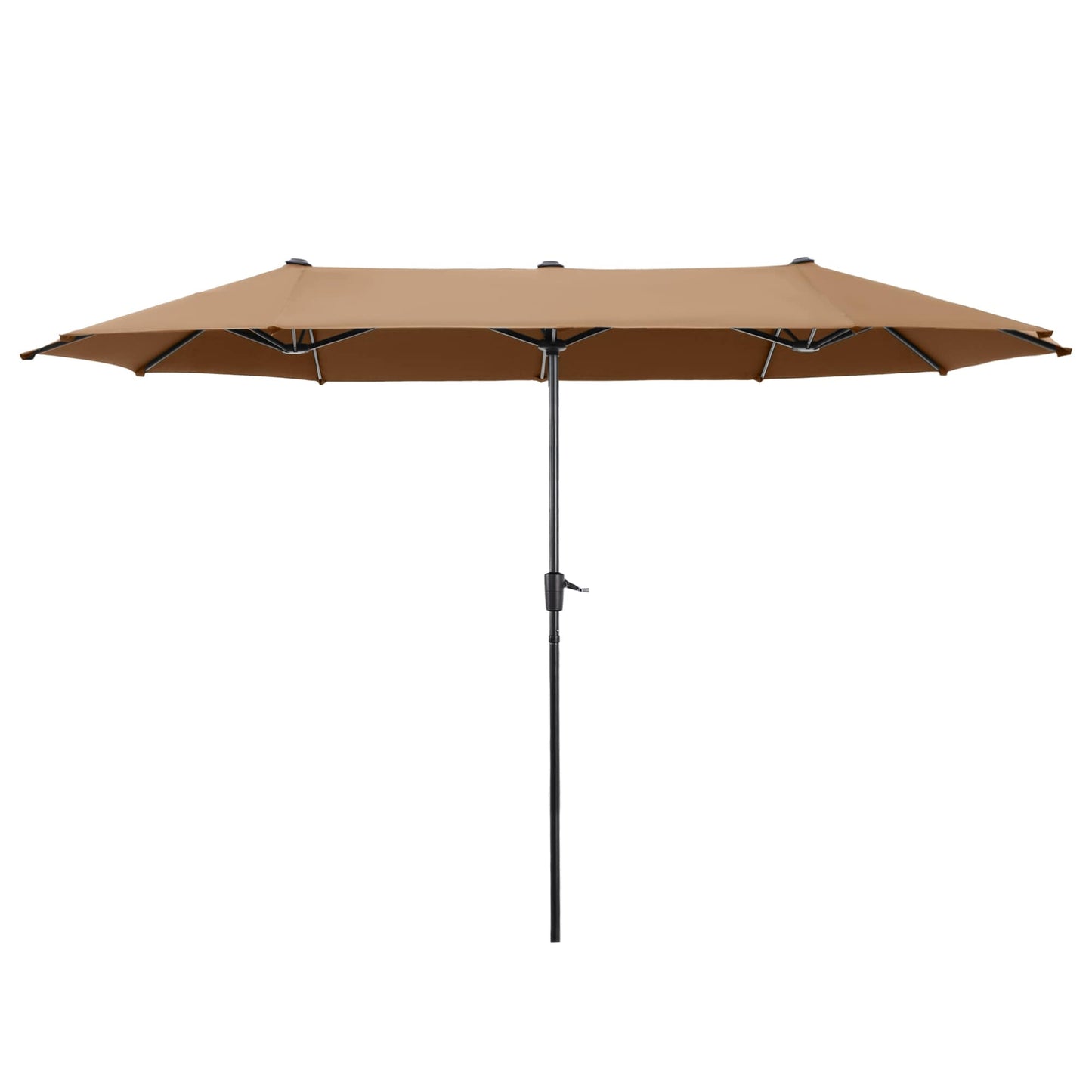 Parasol de terrasse double face extra large de 4 m (13 pi) avec manivelle, MAISON ARTS