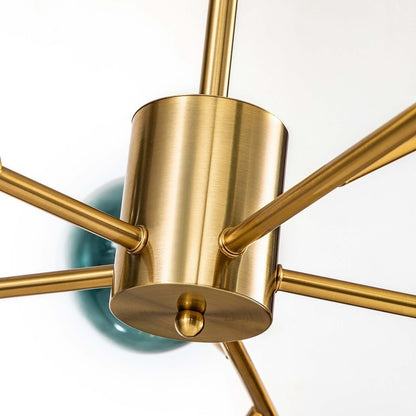 Lustre moderne Sputnik à bulles, grand format, noir ou doré, pour salle à manger