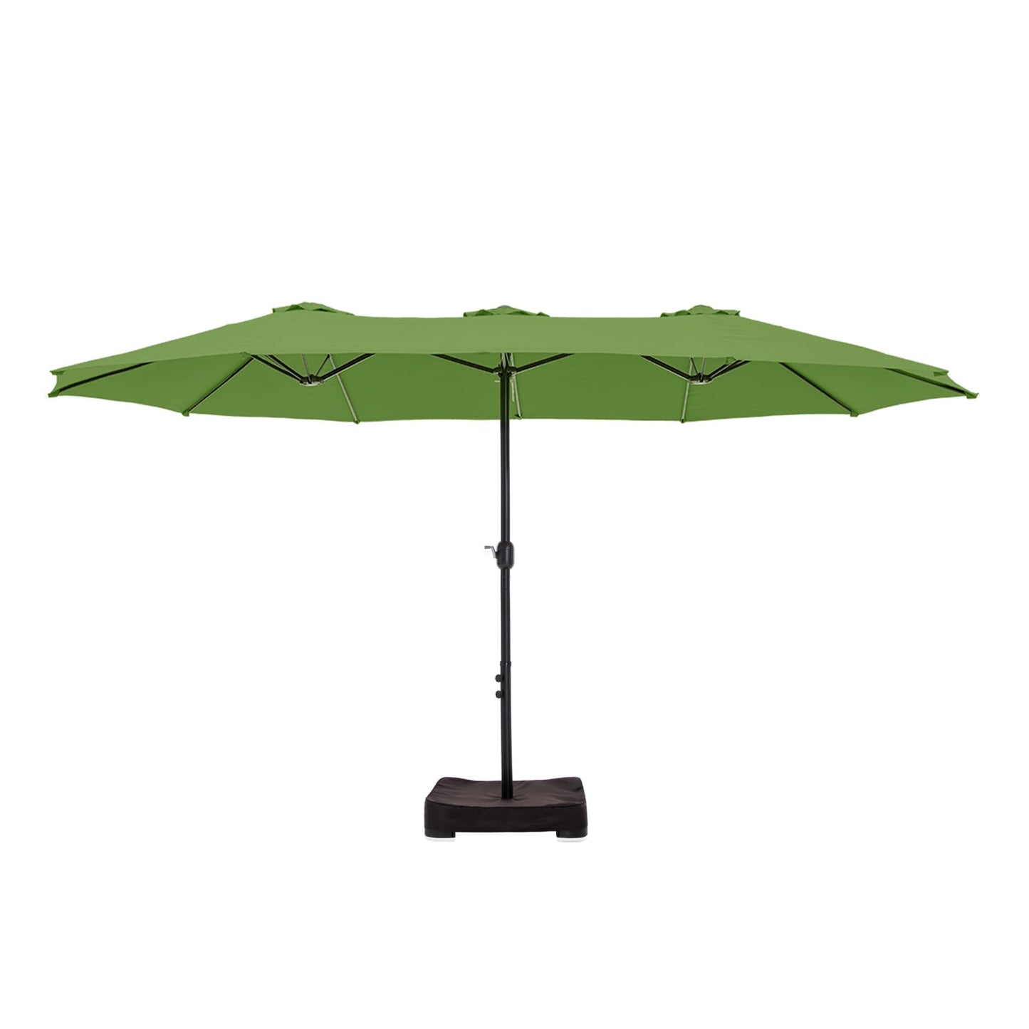 Parasol double face extra large de 4,57 m (15 pi) avec base incluse, MAISON ARTS