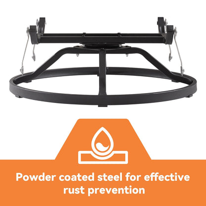 Fauteuil à bascule pivotant d'extérieur Gymojoy 3 pièces en osier avec coussin et table