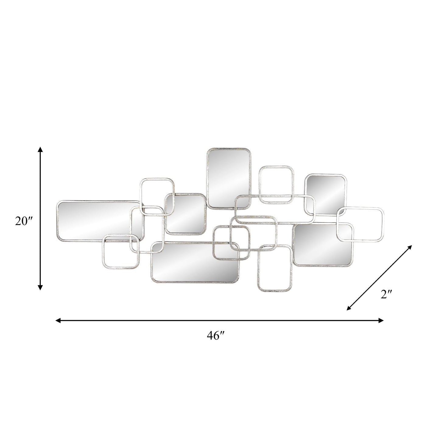 Décoration murale miroir moderne et glamour Sagebrook Home