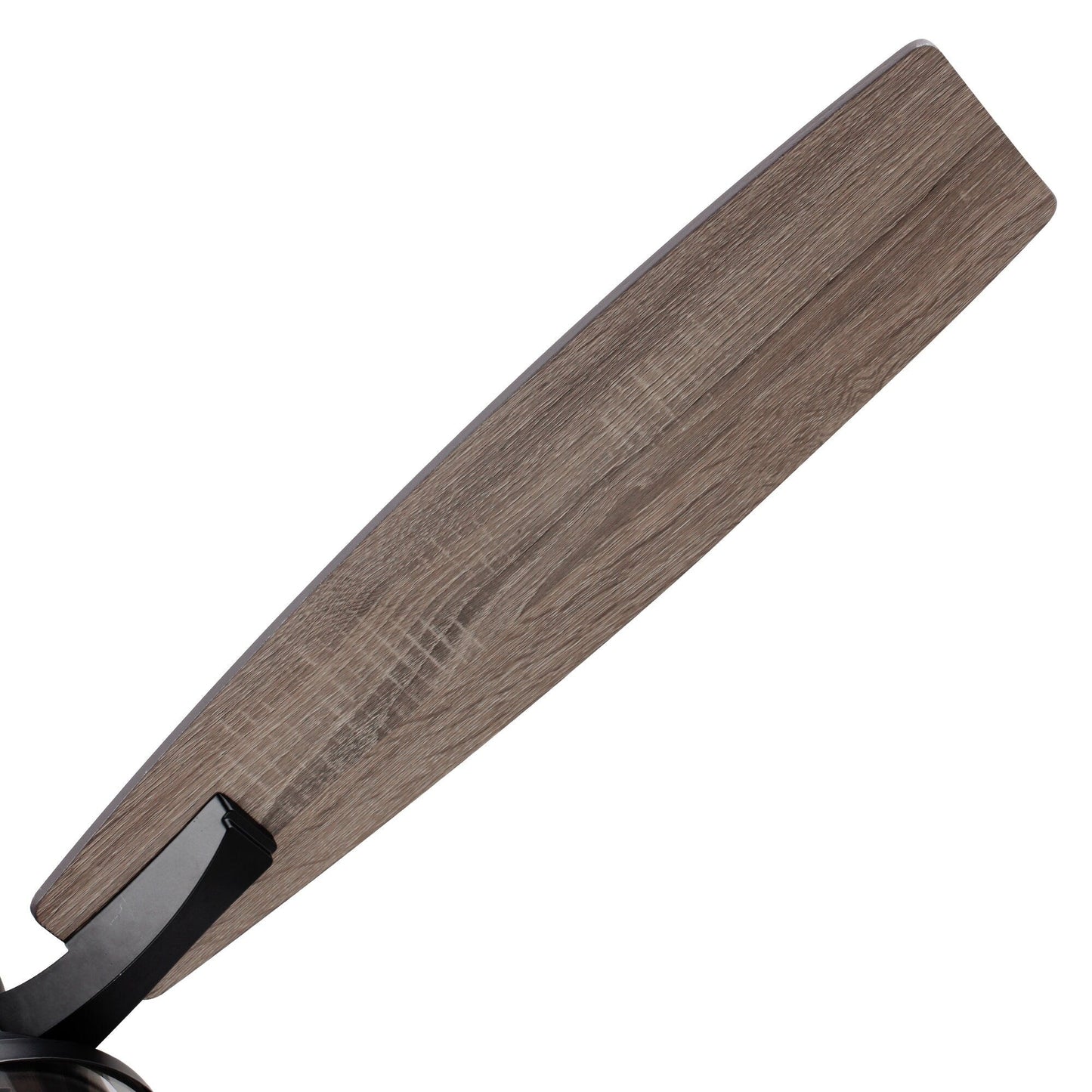 Ventilateur de plafond d'intérieur rustique en bois noir à 5 pales avec télécommande