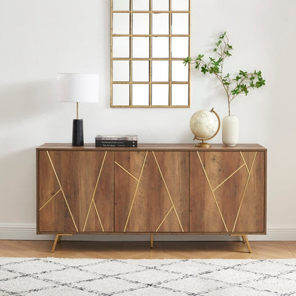 Buffets et buffets en bois de 63 po de largeur