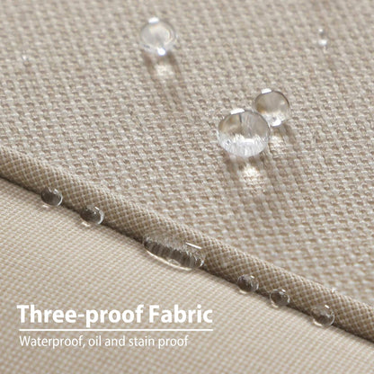 Ensemble de salle à manger/terrasse MAISON ARTS en aluminium moulé avec table ronde et 6 chaises de terrasse en aluminium moulé