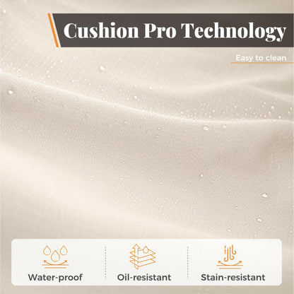 Ensemble de salle à manger/terrasse MAISON ARTS en aluminium moulé avec table ronde et 6 chaises de terrasse en aluminium moulé