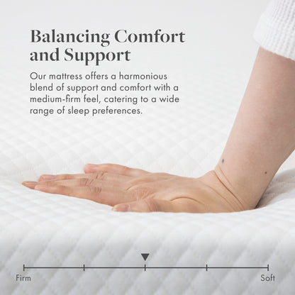 Matelas SoftNest Rejuv Collection de 15 cm en mousse à mémoire de forme et gel de qualité supérieure