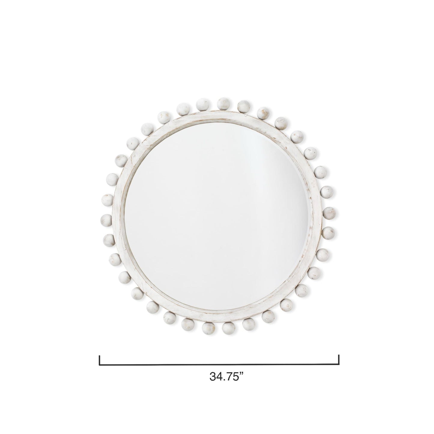 Miroir rond en bois Alden Décor Orion, naturel
