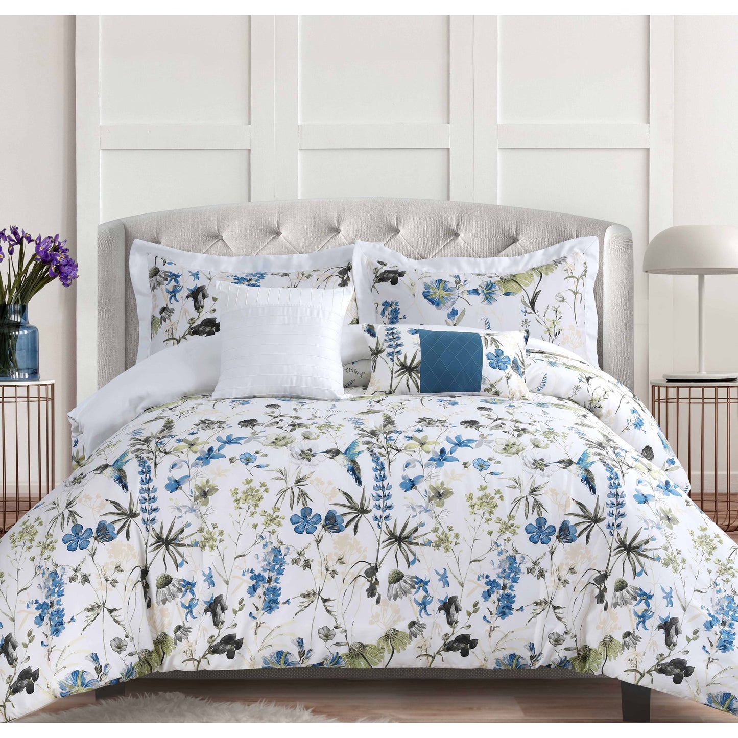 Amalfi 5-piece 300 Thread Count Cotton Oversized Comforter Set