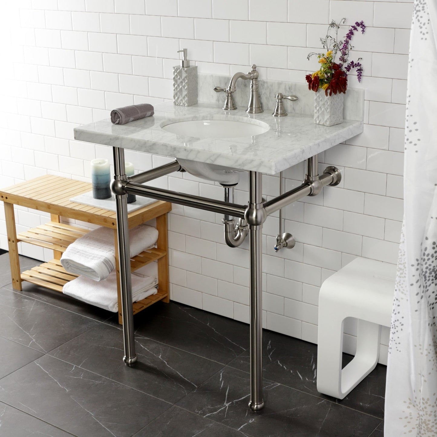 Robinet de salle de bain classique américain à large diffusion