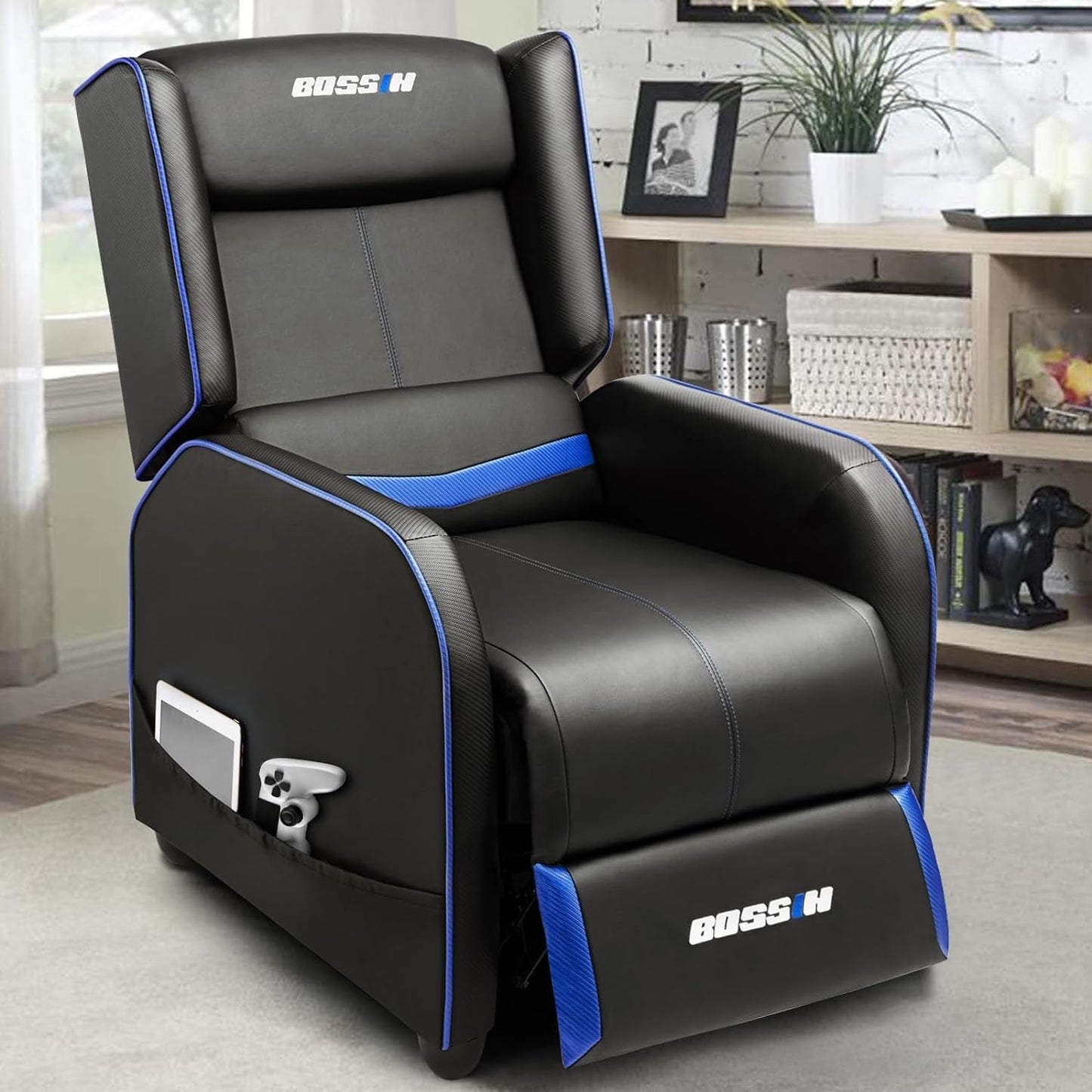 Canapé inclinable ergonomique en cuir PU BOSSIN pour salon