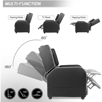 Canapé inclinable ergonomique en cuir PU BOSSIN pour salon