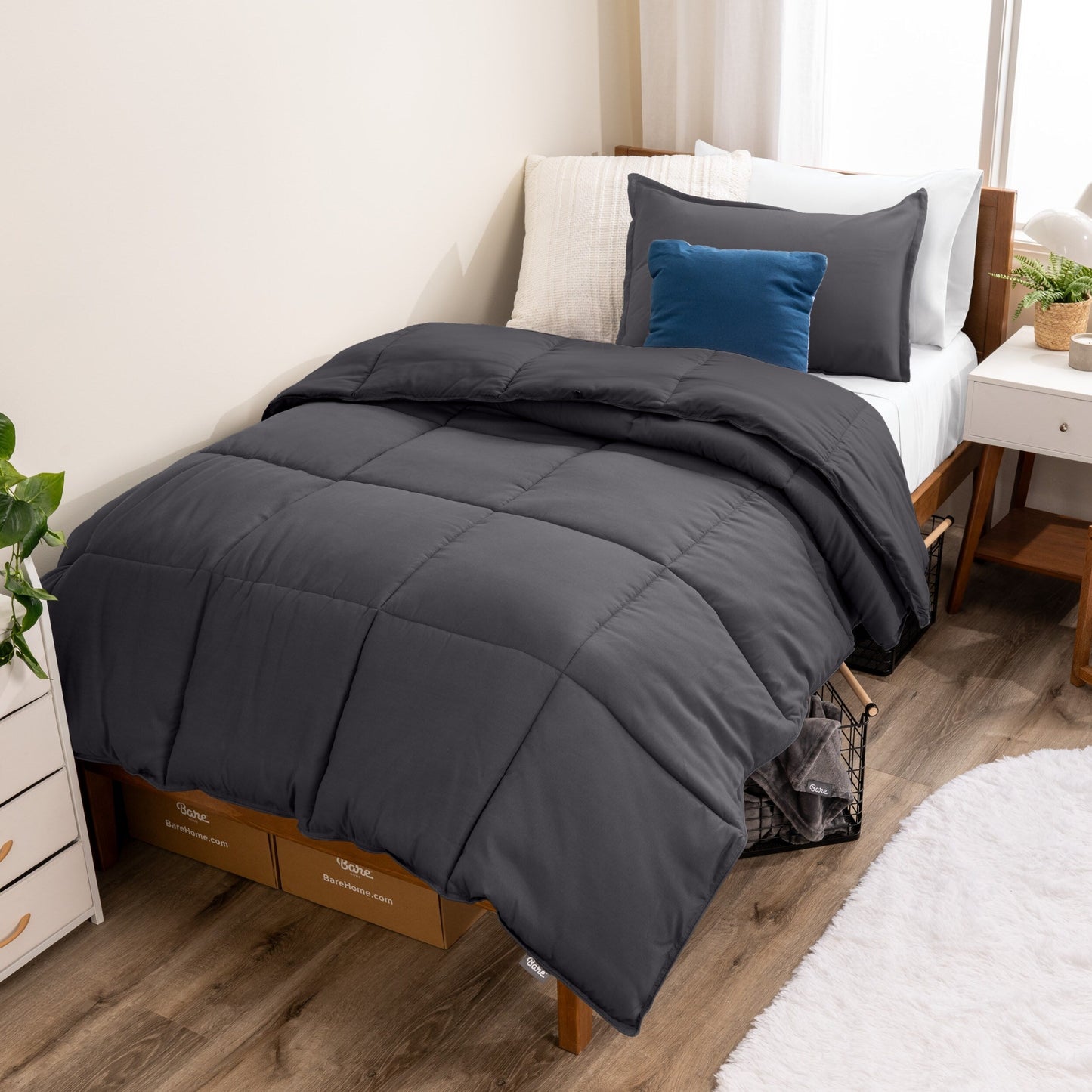 Bare Home Hypoallergenic Down Alternative Comforter Set