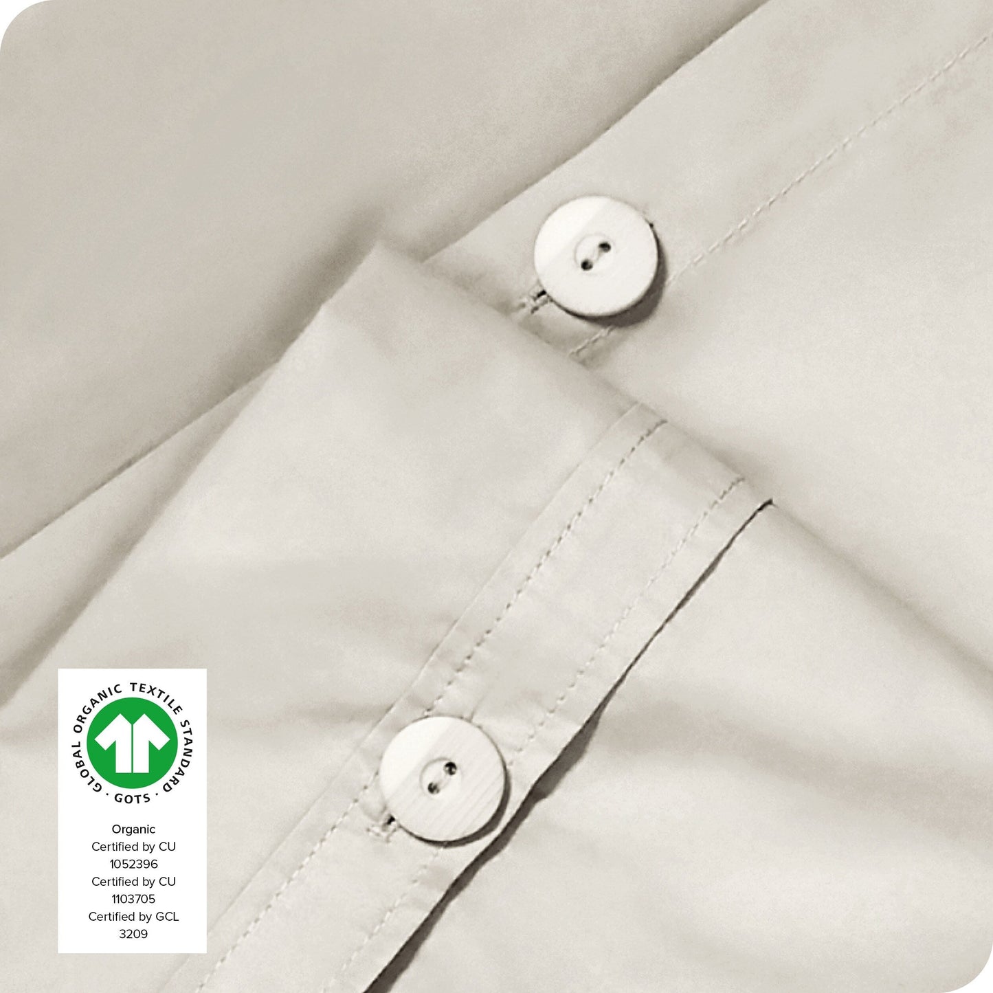 Bare Home Organic Cotton Percale Duvet Cover Set