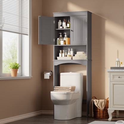 Meuble de rangement pour salle de bain, meuble de rangement pour toilettes, étagère de salle de bain au-dessus des toilettes, toilettes gain de place
