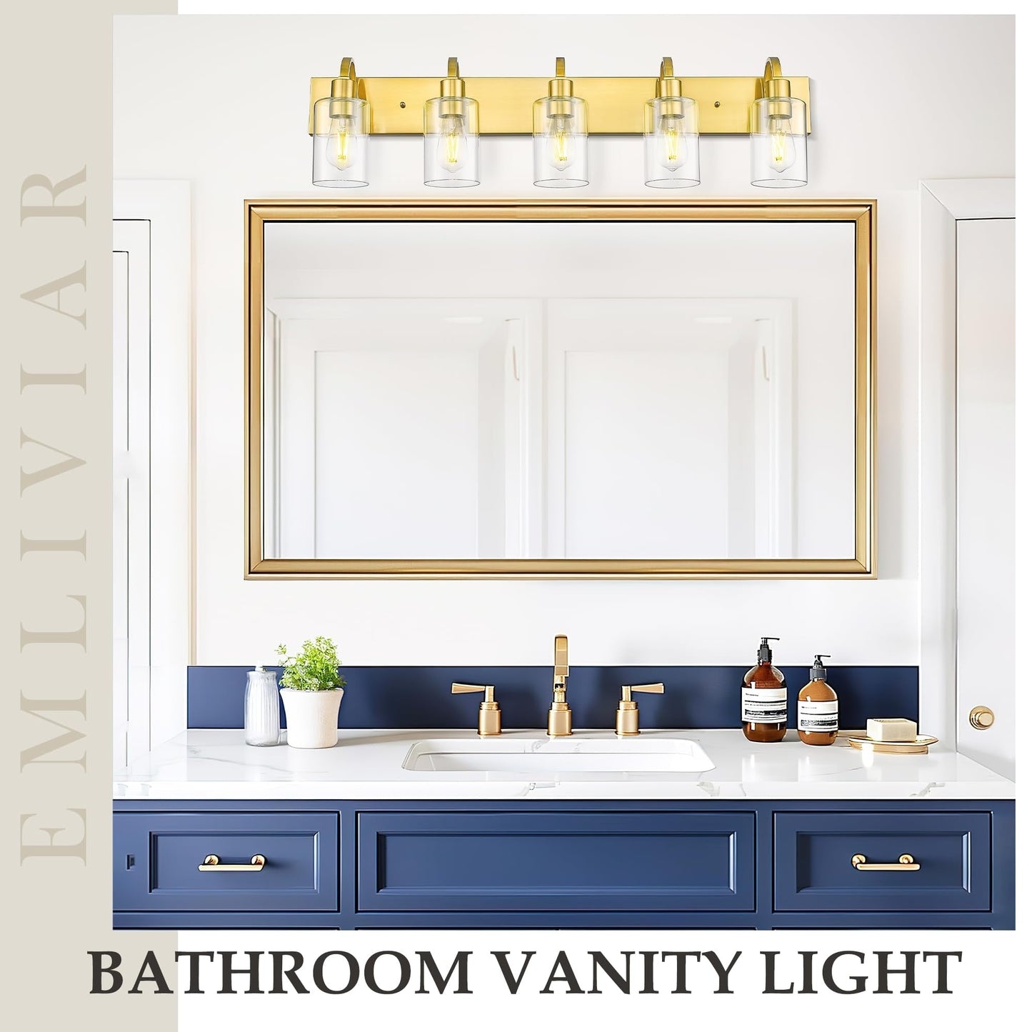 Bathroom Vanity Light Fixtures - Farmhouse Wall Light for Bathroom