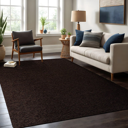 Beverly Rug Solid Color Non-Slip Rubber Back Washable Indoor Area Rug