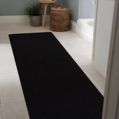Beverly Rug Solid Color Non-Slip Rubber Back Washable Indoor Area Rug