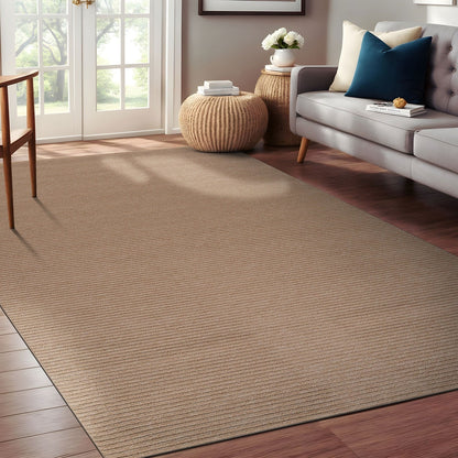 Beverly Rug Solid Color Non-Slip Rubber Back Washable Indoor Area Rug