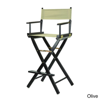 Black Frame 30-inch Director's Chair