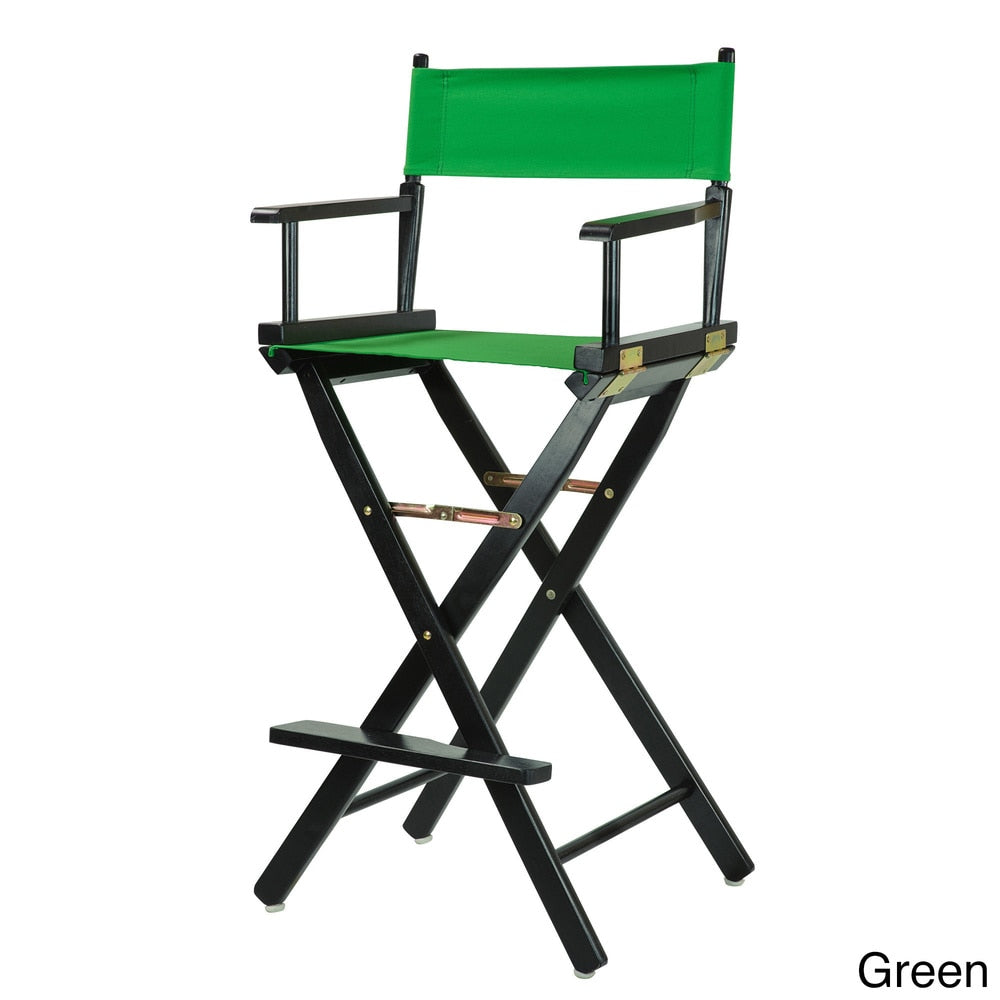 Black Frame 30-inch Director's Chair