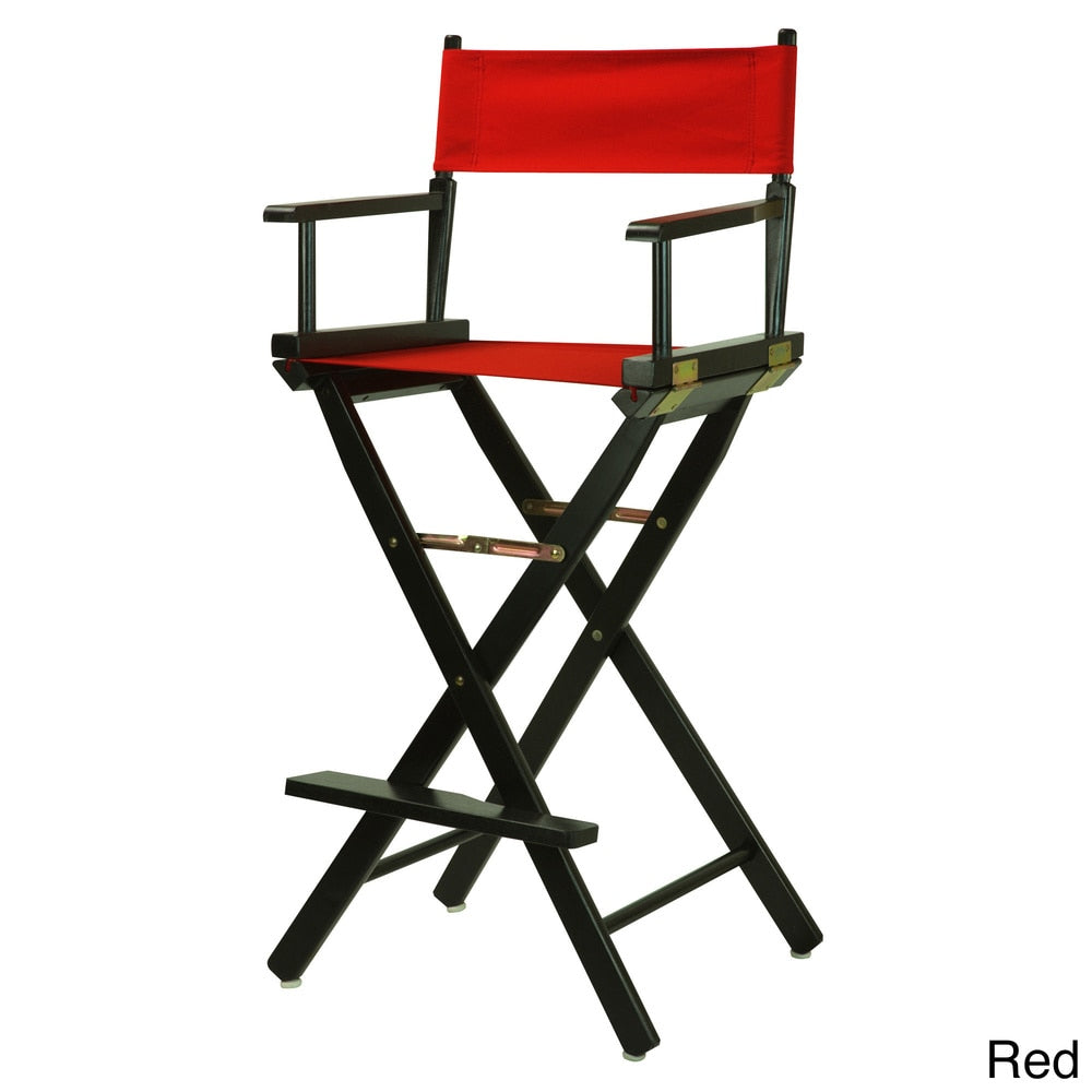 Black Frame 30-inch Director's Chair
