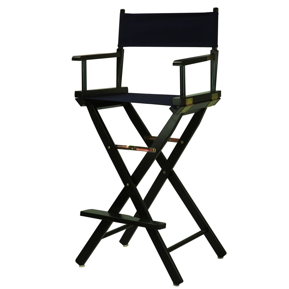 Black Frame 30-inch Director's Chair