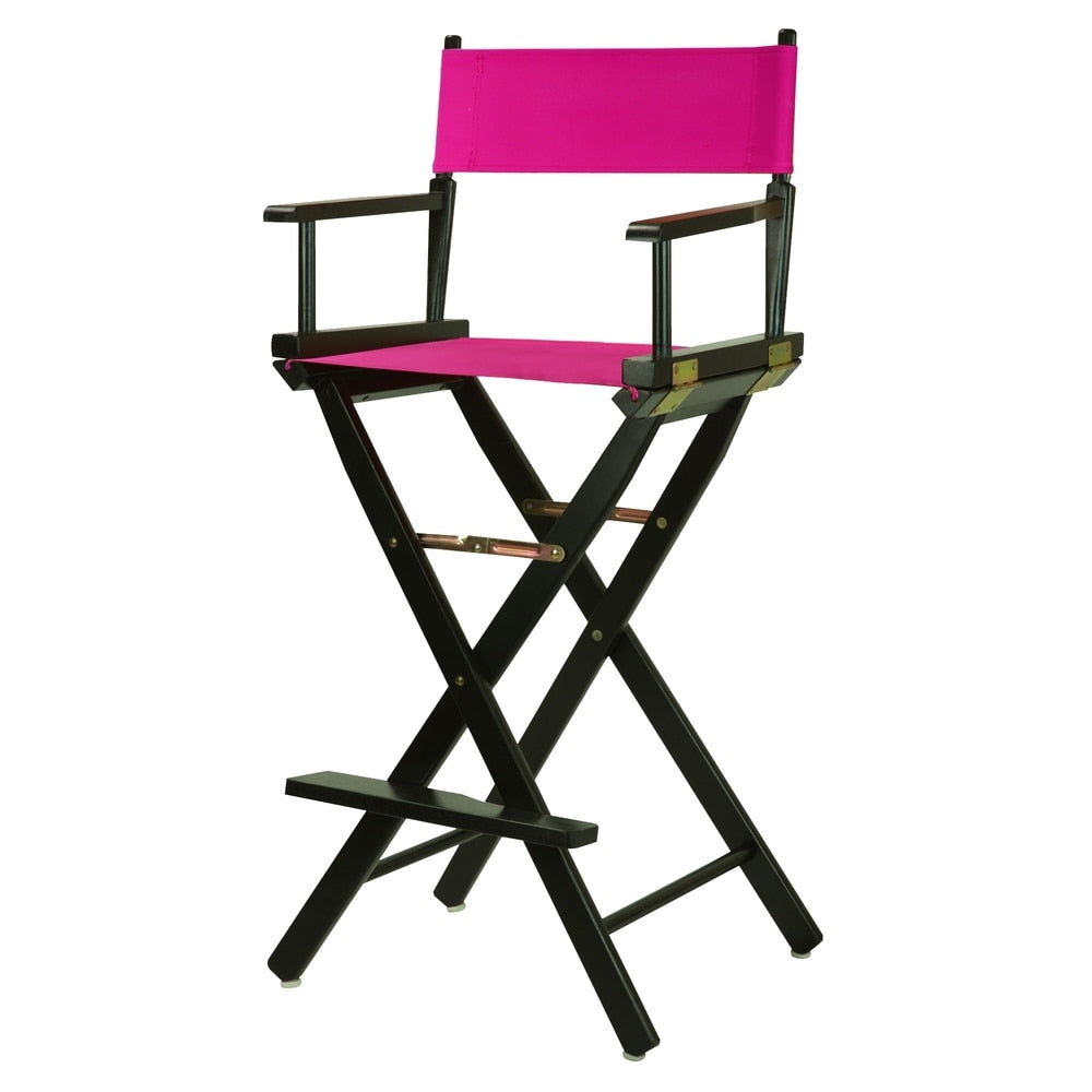 Black Frame 30-inch Director's Chair