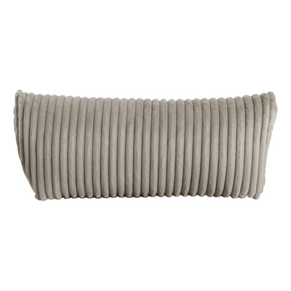 Fauteuil inclinable manuel pivotant en velours côtelé Braidy