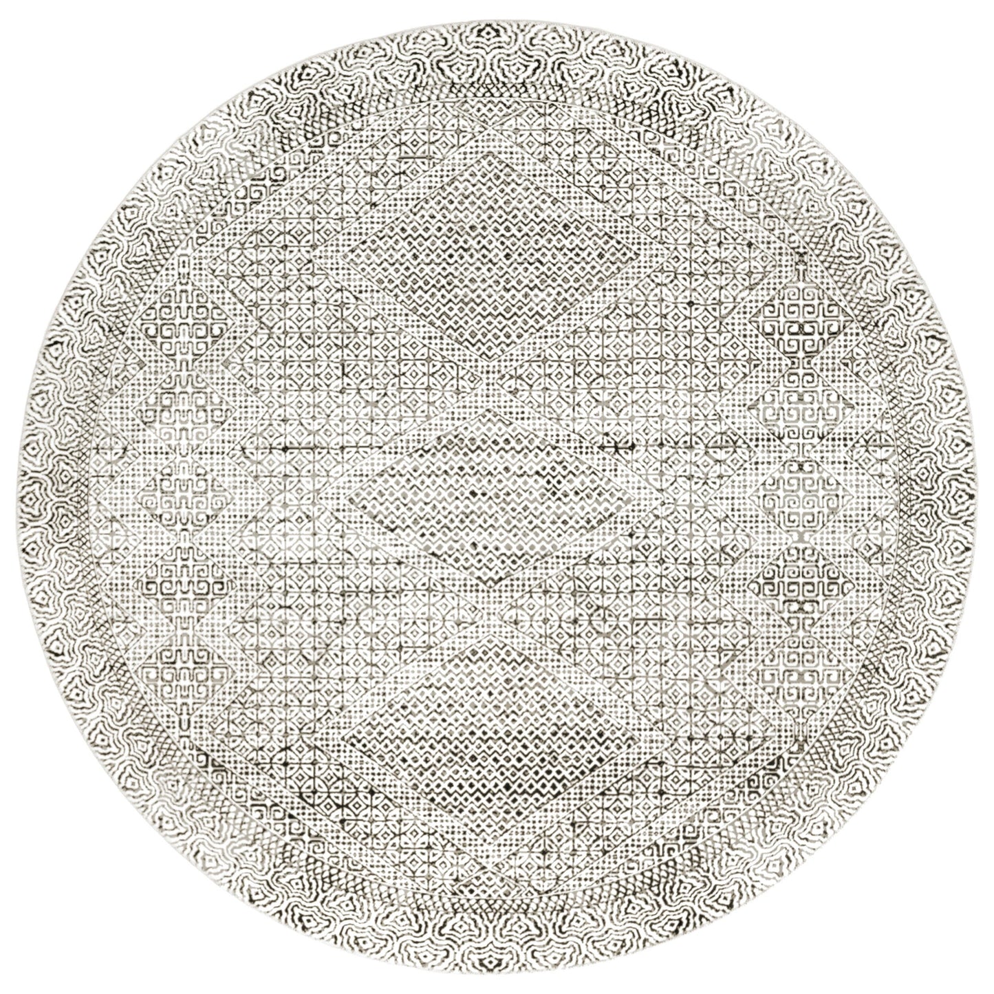 Tapis lavable en machine Nuloom Hart SpinClean Abstract Tribal