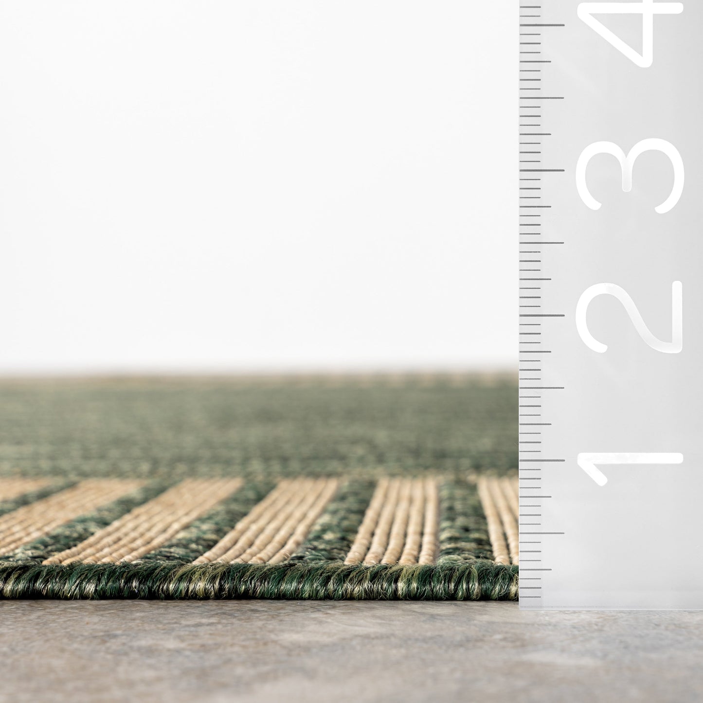 Tapis d'intérieur/extérieur Nuloom Leah Classic à bordures