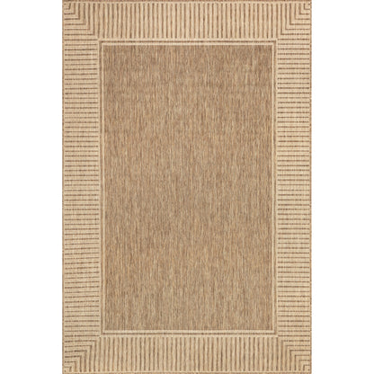 Tapis d'intérieur/extérieur Nuloom Leah Classic à bordures