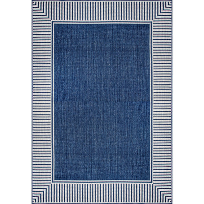 Tapis d'intérieur/extérieur Nuloom Leah Classic à bordures