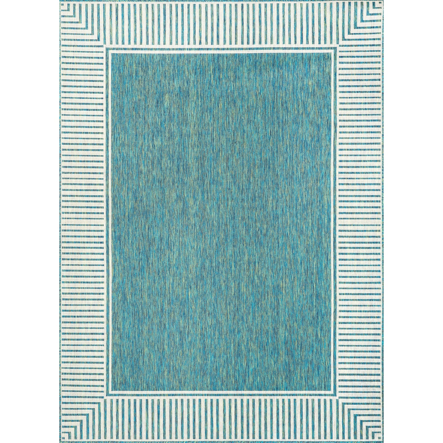 Tapis d'intérieur/extérieur Nuloom Leah Classic à bordures