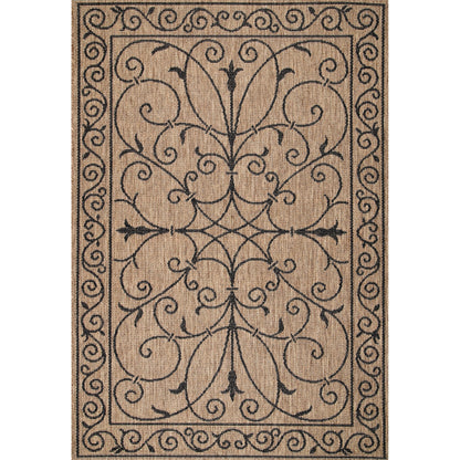 Tapis d'intérieur/extérieur traditionnel Nuloom Kathleen