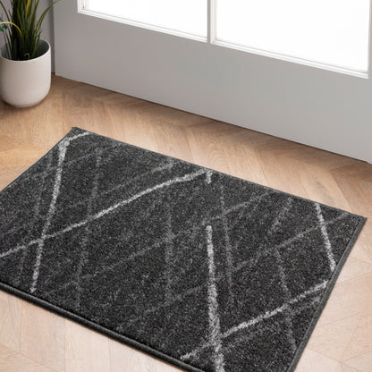 Tapis de sol moderne abstrait Nuloom Skylar