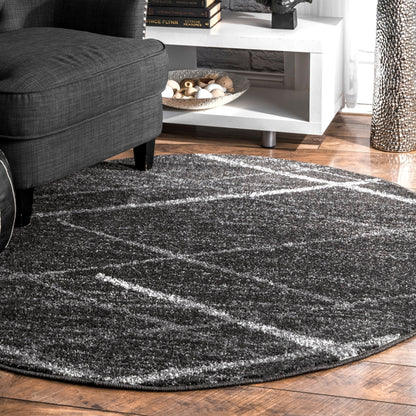 Tapis de sol moderne abstrait Nuloom Skylar