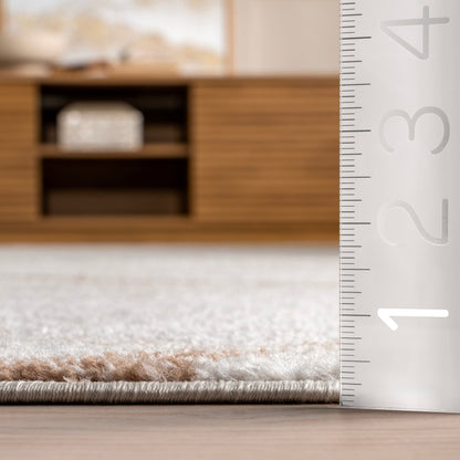 Tapis de sol moderne abstrait Nuloom Skylar