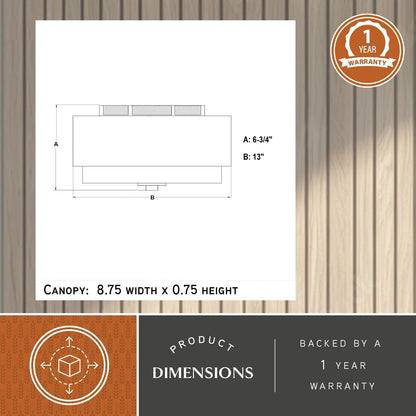 Plafonnier moderne du milieu du siècle de Burnaby avec abat-jour tambour en lin blanc