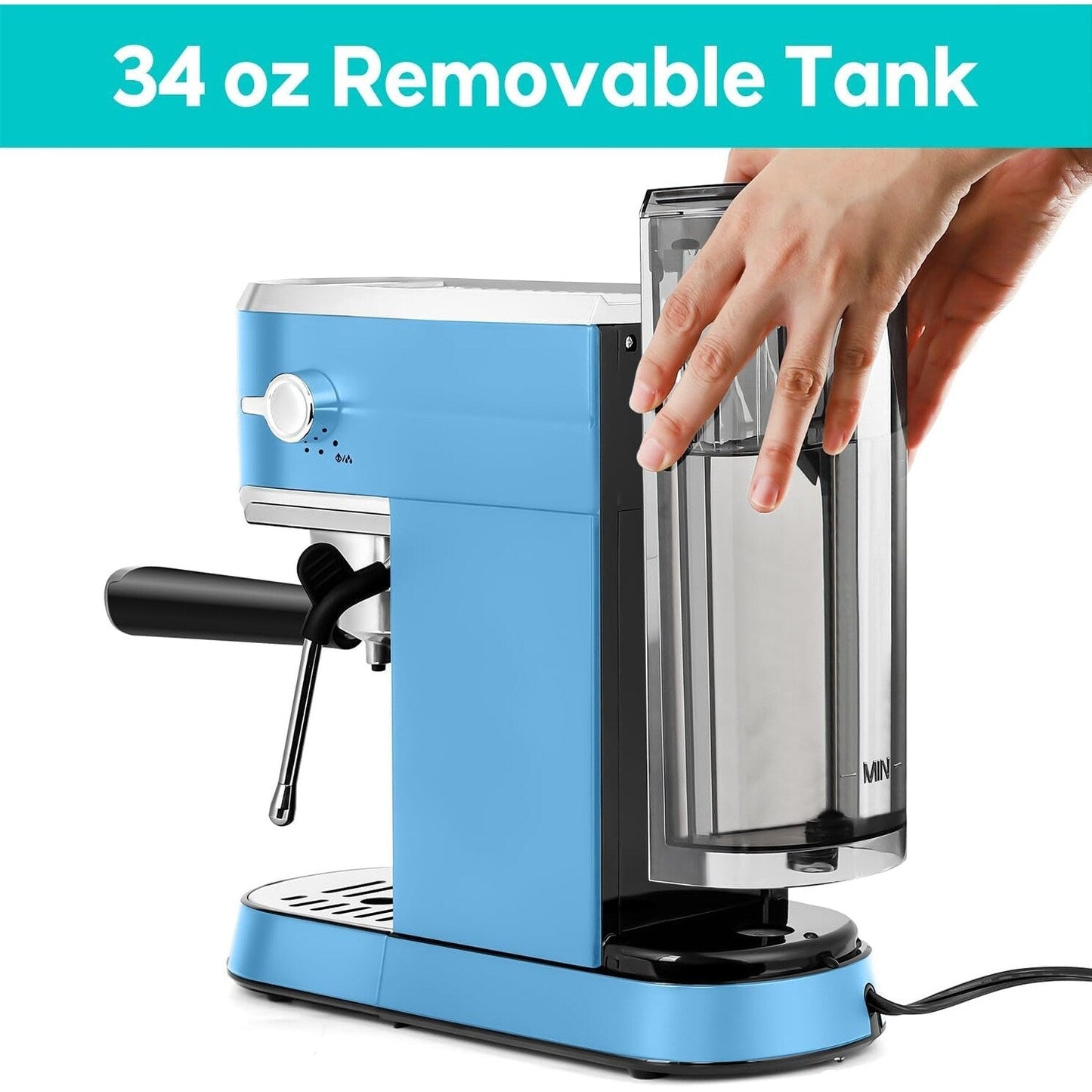 Machine à expresso CASABREWS CM5418 20 bars avec système de mousse de lait - N/A