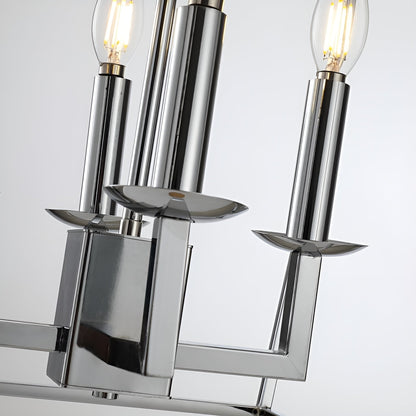 Lustre suspendu style lanterne à bougie pour escalier ou îlot de cuisine - N/A