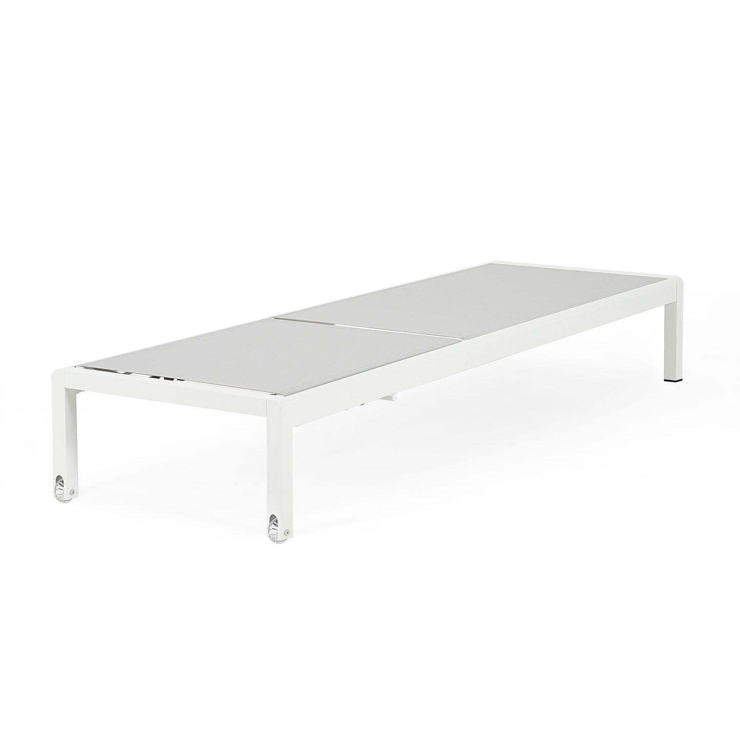 Chaise longue d'extérieur en aluminium Cape Coral (lot de 2) par Christopher Knight Home - 77,56 po x 25,20 po x 11,80 po