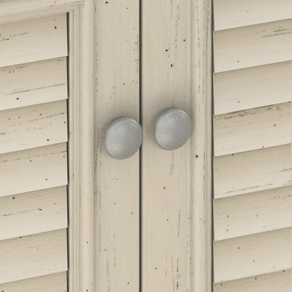 Armoire de rangement Fairview avec portes et étagères par Bush Furniture - 31,73 L x 12,76 l x 30,71 H