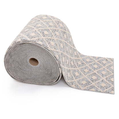 Tapis d'escalier moderne Harlow Trellis sur mesure