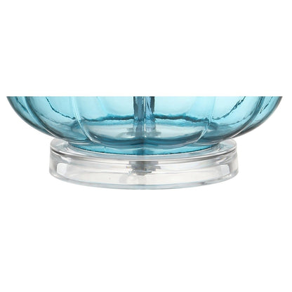 Lampe de table à LED Diamante 28,5 en verre, forme goutte d'eau, rose (lot de 2) par JONATHAN Y