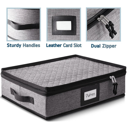 Boîtes de rangement StorageBud pour vaisselle - Supports empilables pour assiettes, tasses, couverts, verres à pied et plateaux