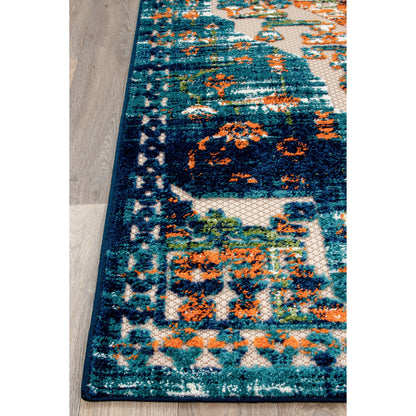 World Rug Gallery Distressed Traditional Indoor/Outdoor Area Rug